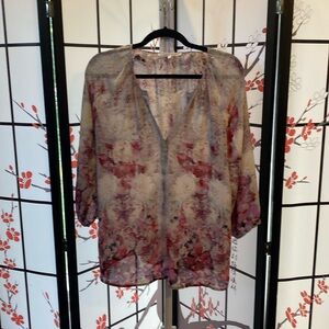 Beautiful floral blouse.